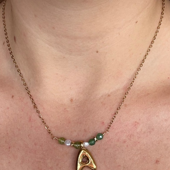 Initial charm necklaces (A-Z) - Picture 2 of 10